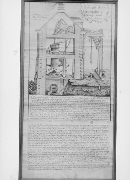 Works photographic negative of Thompson engine illustration