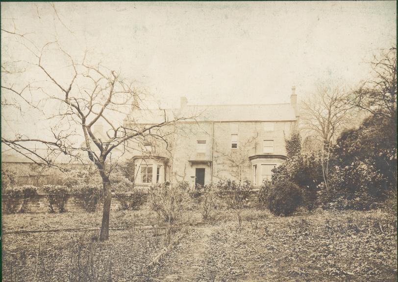 Works photographic negative of Thompson's house