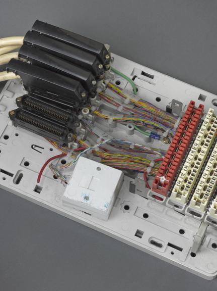 British Post Office Monarch 120 system digital PABX (private automatic branch exchange) equipment cabinet