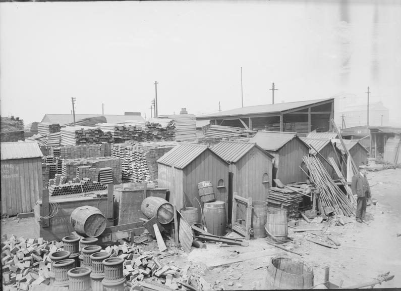 Works photographic negative of WT Glover & Co