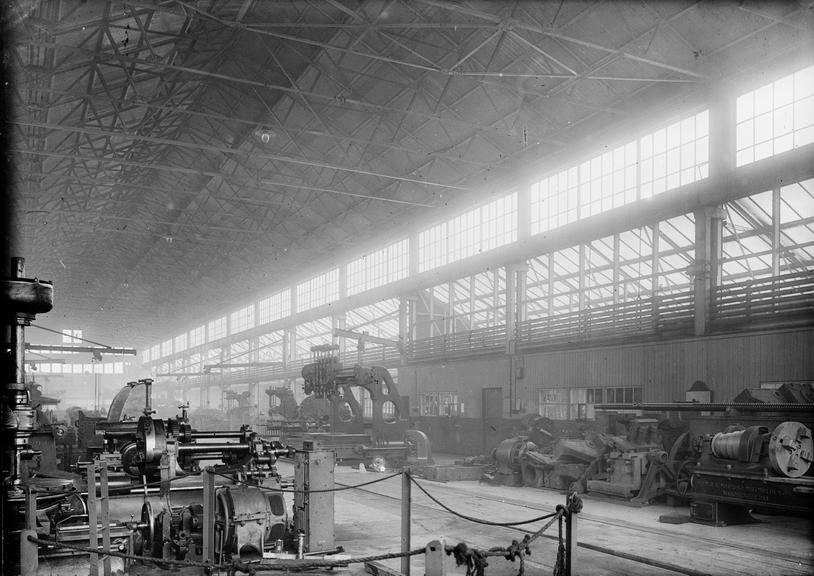 Works photographic negative of works interior