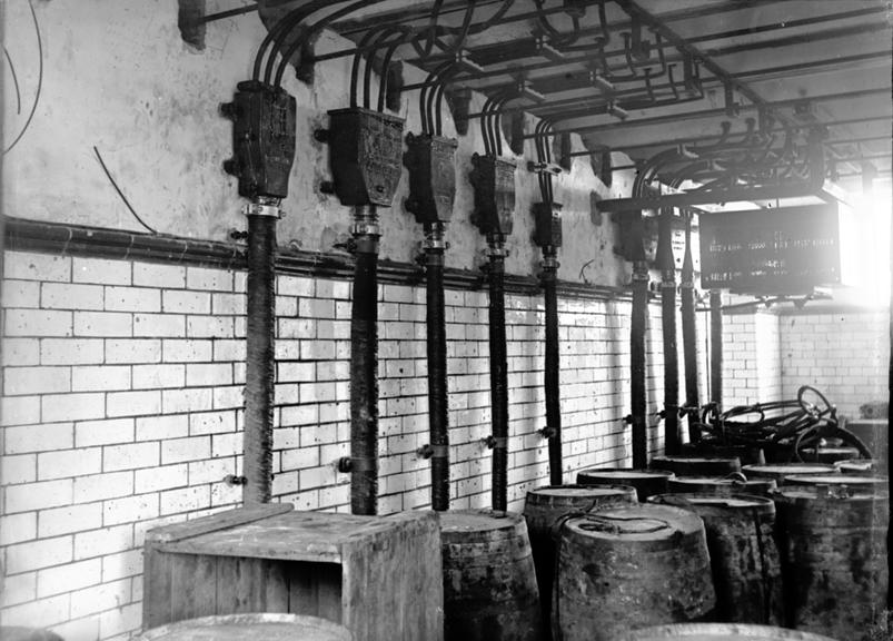 Works photographic negative of joint boxes, Chopwell Colliery