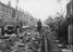 Works photographic negative of cable laying, Stockport