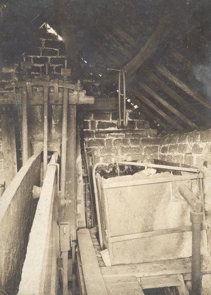 Works photographic negative of cistern and cylinder-end of beam