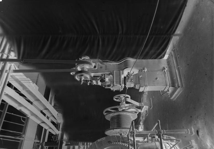 Works photographic negative of strand shaping machine