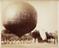 photograph: balloon ready for flight. 1885-1890.