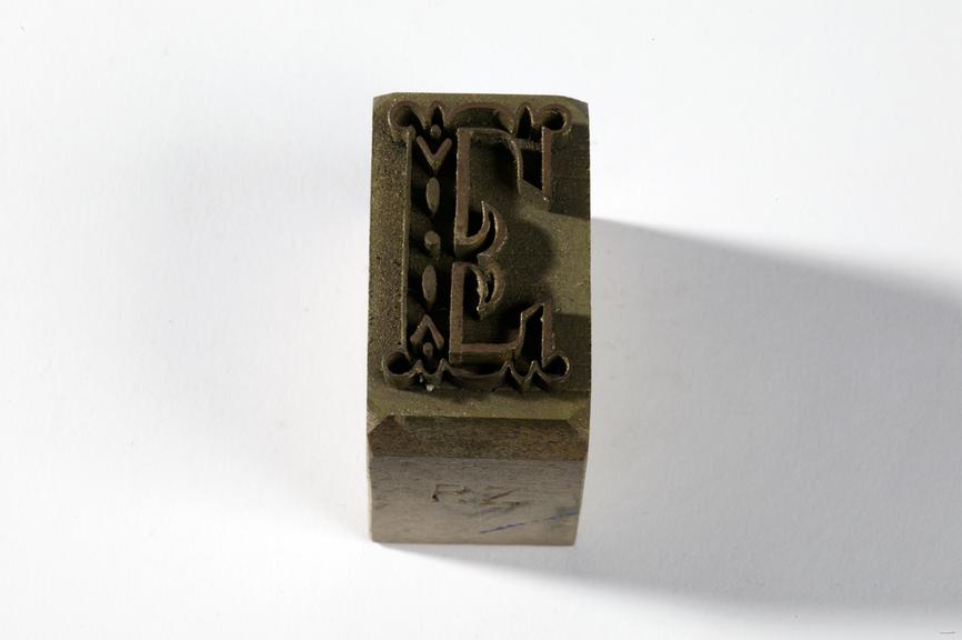 Textile printing block made by John Wild, Manchester