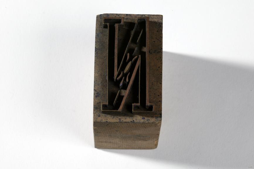 Textile printing block made by John Wild, Manchester