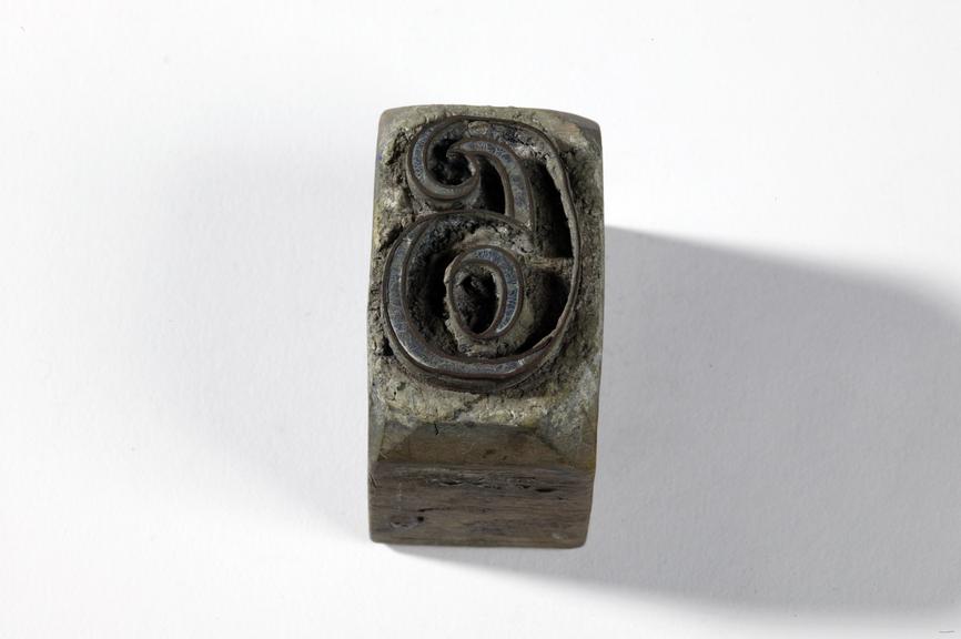 Textile printing block.
Photographed on a white background.