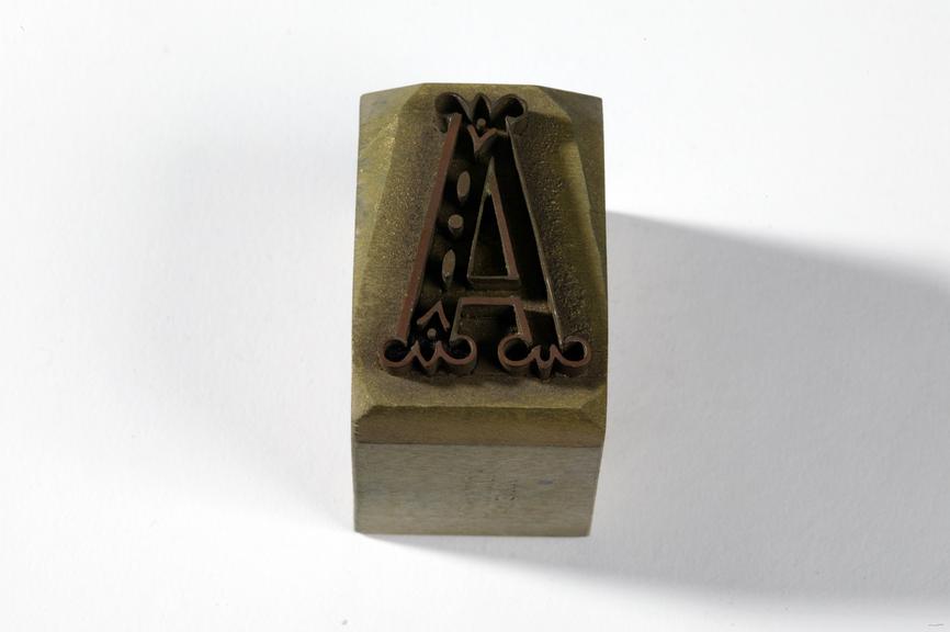 Textile printing block made by John Wild, Manchester