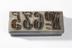 Textile printing block.Photographed on a white background.