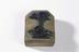 Textile printing block.Photographed on a white background.