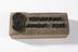 Textile printing block.Photographed on a white background.