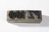 Textile printing block.Photographed on a white background.