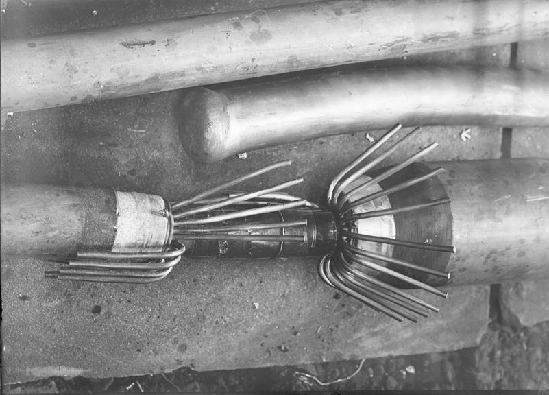 Works photographic negative of cable joint, Accrington