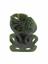 Green jade tiki, Maori, New Zealand