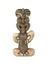 Bone tiki, in the style of traditional wood carving, Maori