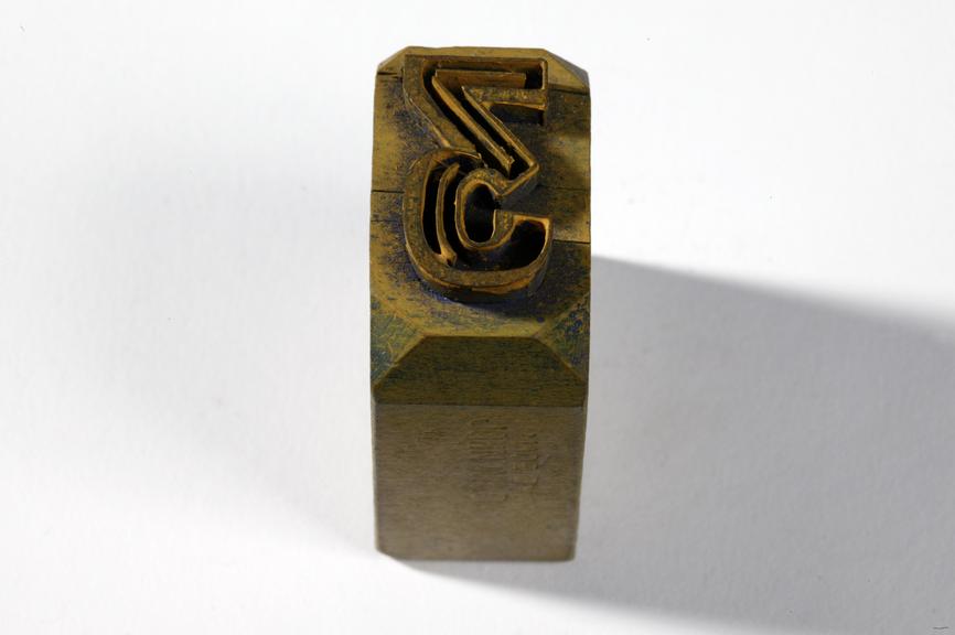 Textile printing block made by John Wild, Manchester