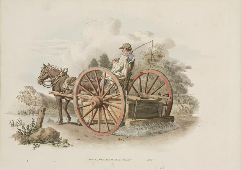Aquatint, col.: 9 (with texts) from The Costume of Great Britain engraved and written by W.H