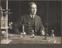 Thirteen portrait photographs of chemists living in 1914. Signed by sitters. 33 x 29 cm