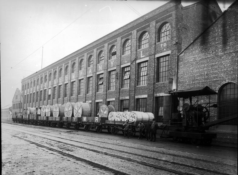 Works photographic negative of WT Glover & Co