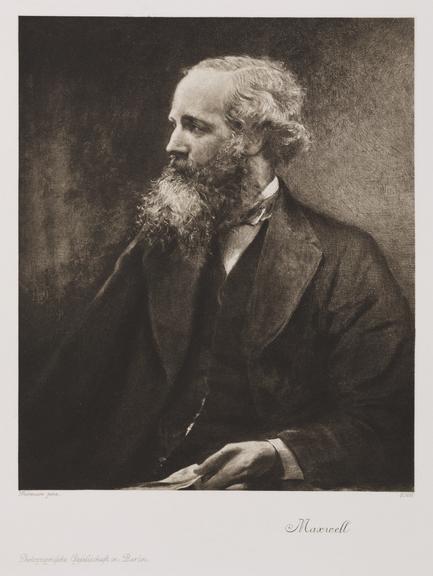 Photogravure of James Clerk Maxwell