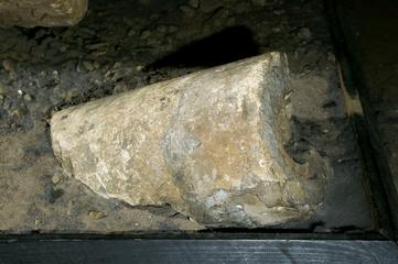 Pipe made by Gloucestershire Stone pipe Company