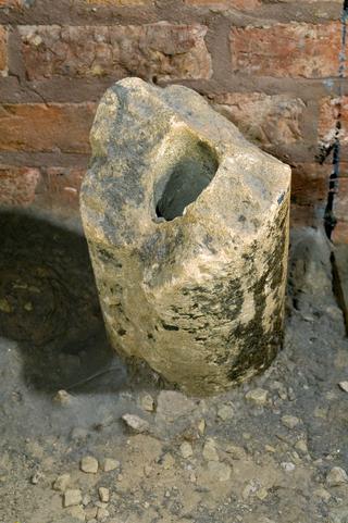 Pipe made by Gloucestershire Stone pipe Company