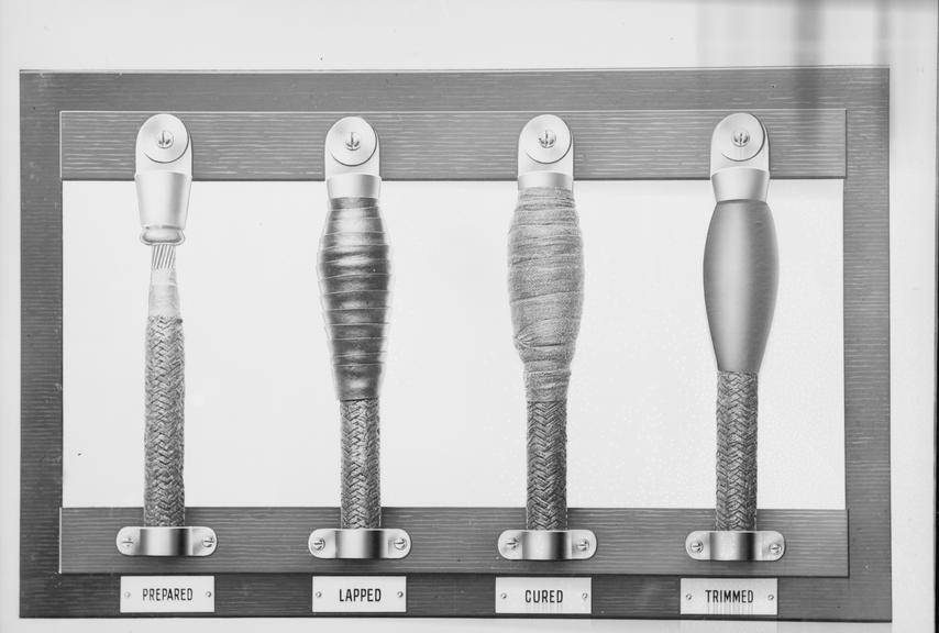 Works photographic negative of sample joints