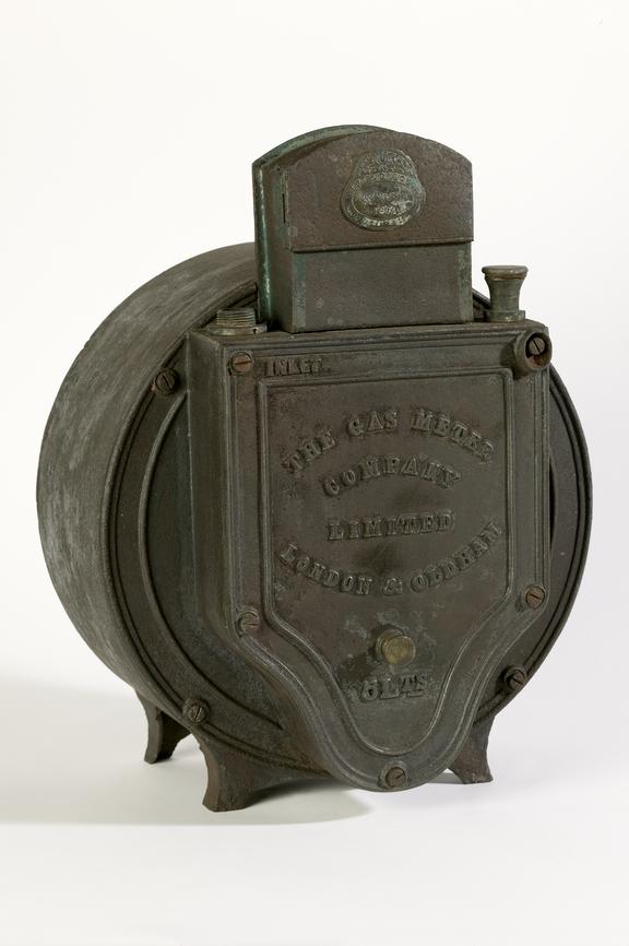 Wet gas meter, made by West & Gregson, 1894