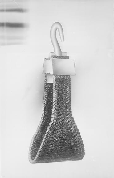 Works photographic negative of cable sling