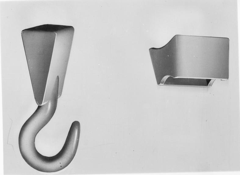 Works photographic negative of cable sling parts