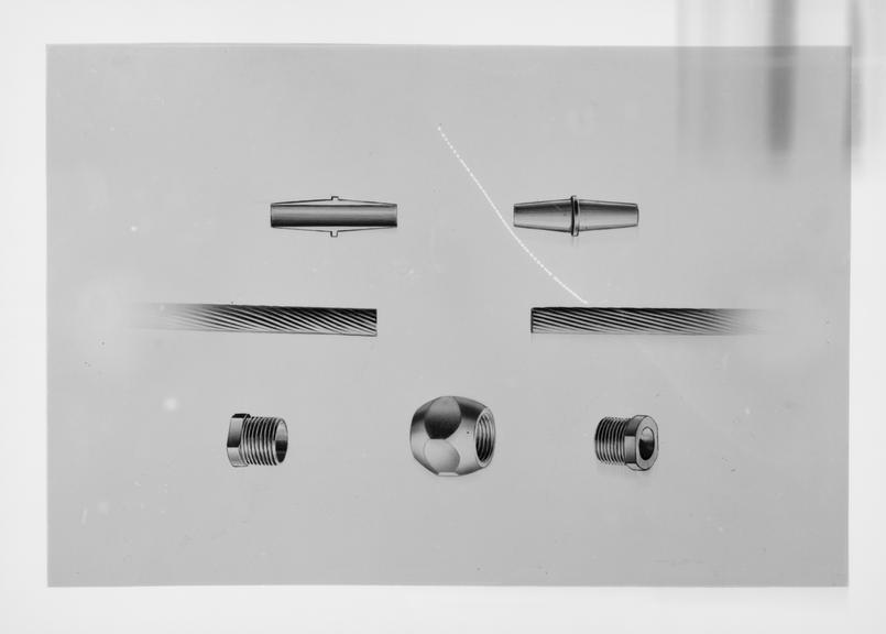 Works photographic negative of joint components