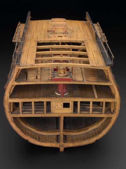 Model of midship section of a 74-gun ship | Science Museum Group Collection