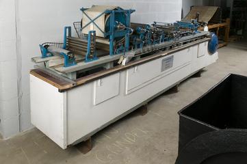 Model of a Fourdrinier-type papermaking machine made by Bertrams Sciennes Ltd