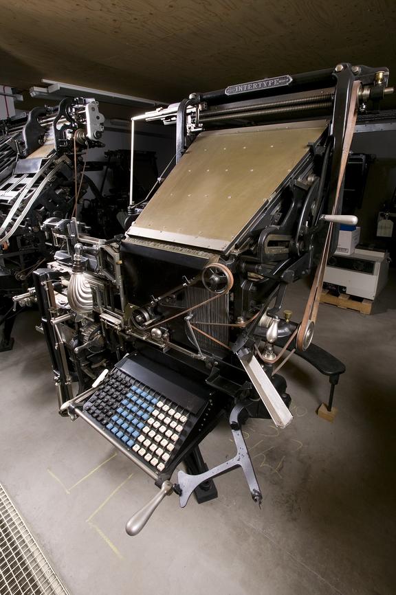 Intertype C3 made by the Intertype Corporation, New York, c