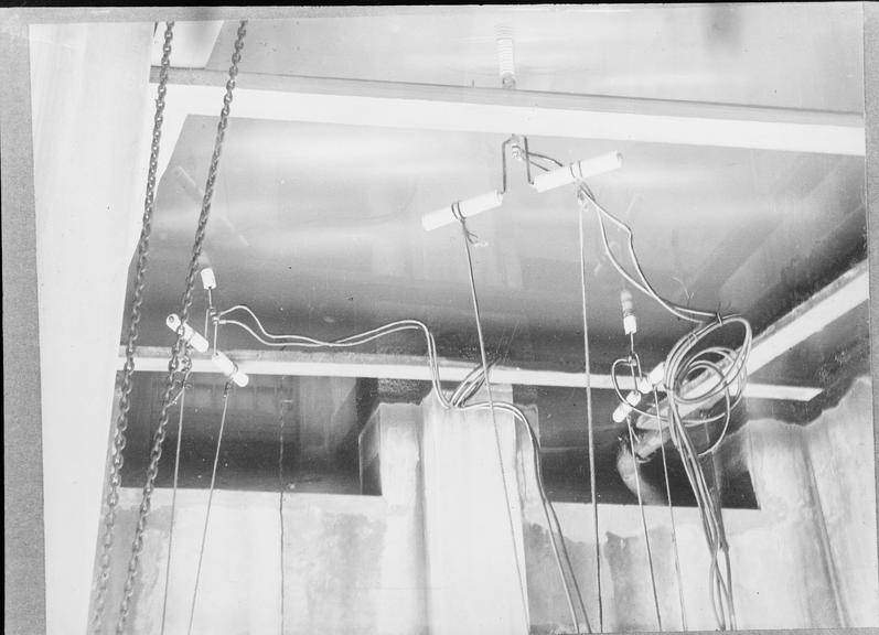 Works photographic negative of electrodes, Sheffield