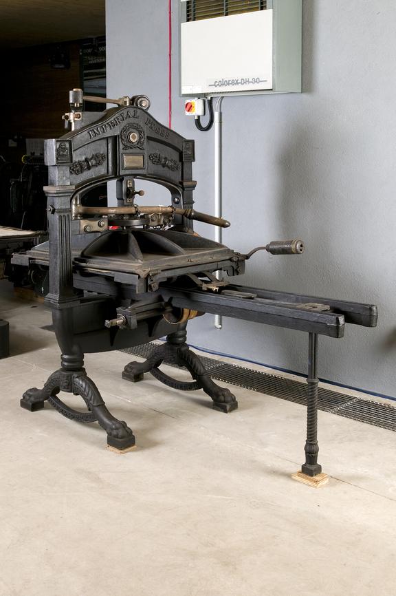 'Imperial' Printing Press made by J. Cope and Sherwin, London c