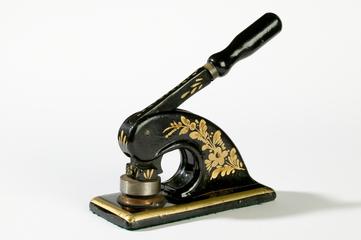 Altrincham Gas embossing stamp