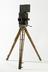 Professional cine camera with tripod stand made by Pathe Freres