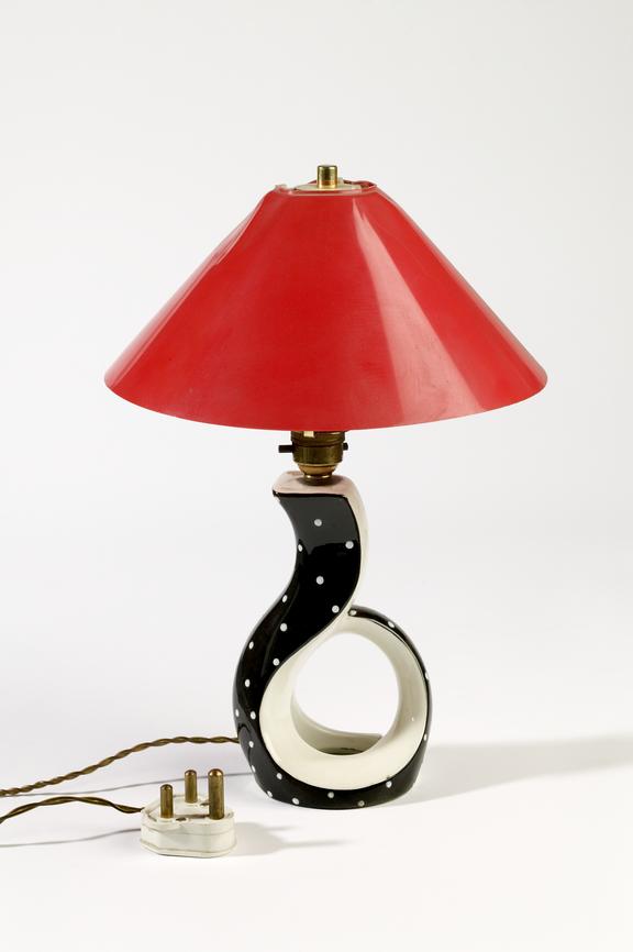 Small table lamp, c.1950.
Photographed on a white background.