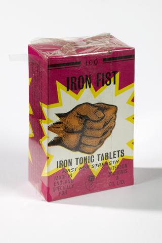 'Iron Fist' iron tonic tablets
