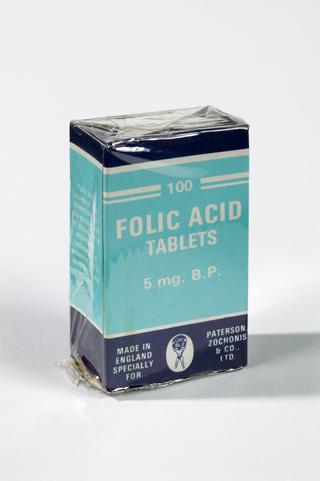 Folic acid tablets, by Atlas