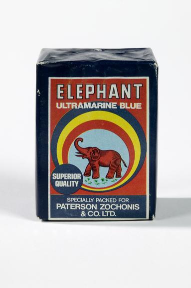 Elephant ultramarine blue dye