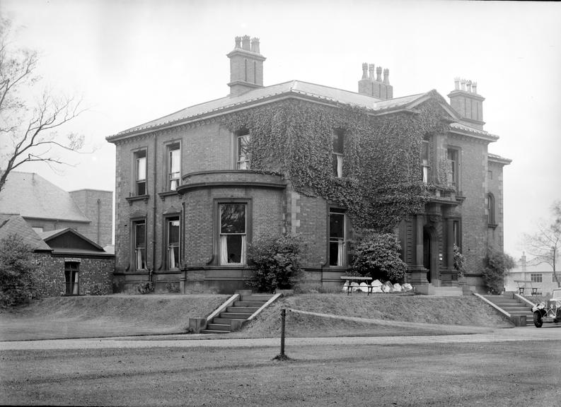 Works photographic negative of Stretford Memorial Hospital, Seymour Grove, Stretford