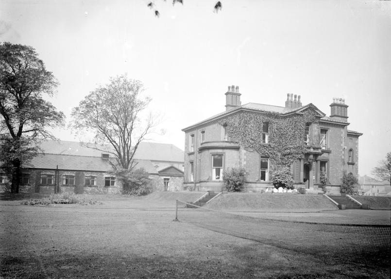 Works photographic negative of Stretford Memorial Hospital, Seymour Grove, Stretford