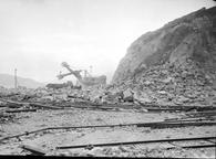 Works photographic negative of Penmaenmawr & Welsh Granite Co. quarry
