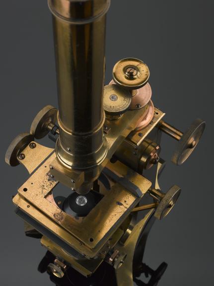 Compound Microscope made by Andrew Ross, 1855