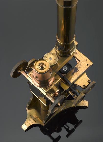 Compound Microscope made by Andrew Ross, 1855