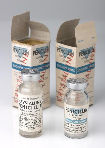 Vial of penicillin sodium salt